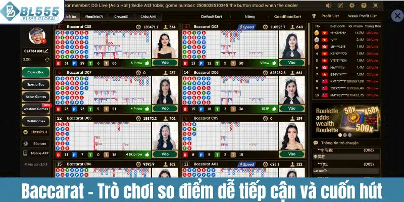 Live Casino BL555 - Thế Giới Bài Trực Tuyến Hấp Dẫn 3 Baccarat – Trò chơi so điểm dễ tiếp cận và cực kỳ cuốn hút