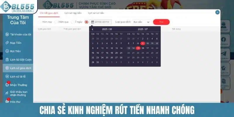 Rút Tiền BL555 Siêu Nhanh, Nhận Tiền Về Trong 5 Phút 4 Chia sẻ kinh nghiệm rút tiền nhanh chóng