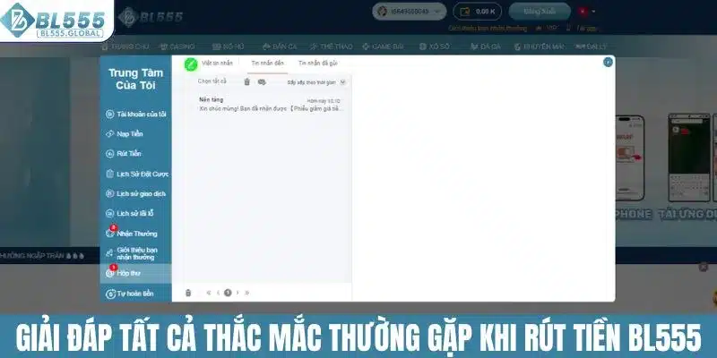 Rút Tiền BL555 Siêu Nhanh, Nhận Tiền Về Trong 5 Phút 6 Giải đáp tất cả thắc mắc thường gặp khi rút tiền BL555