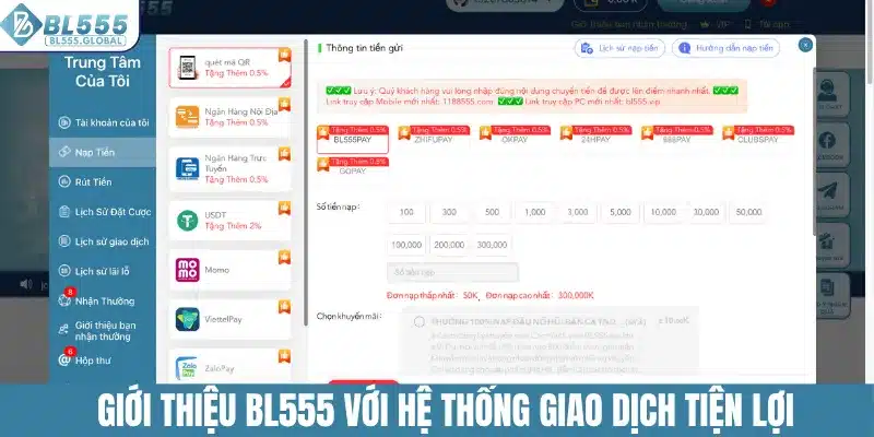 GIỚI THIỆU 2 Giới thiệu BL555 với hệ thống giao dịch cực tiện lợi