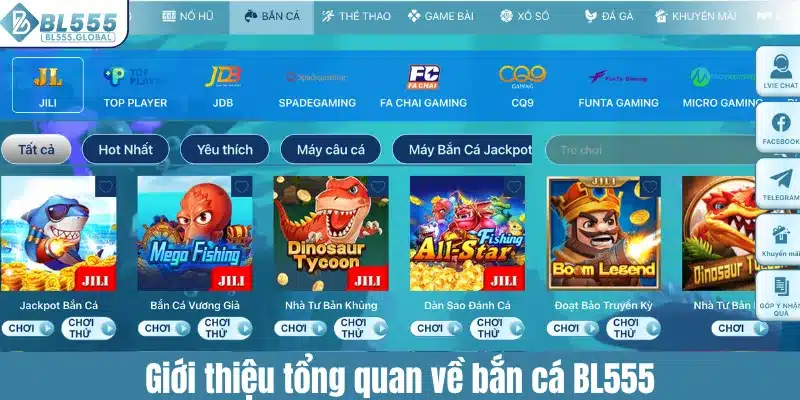 Bắn Cá BL555 - Bí Kíp Săn Thưởng Lớn Siêu Hiệu Quả 2 Giới thiệu tổng quan về bắn cá BL555