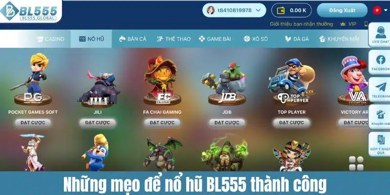 Nổ Hũ BL555 - Khám Phá Các Mẹo Chơi Dễ Rinh Thưởng Lớn 4 Những mẹo để nổ hũ BL555 thành công